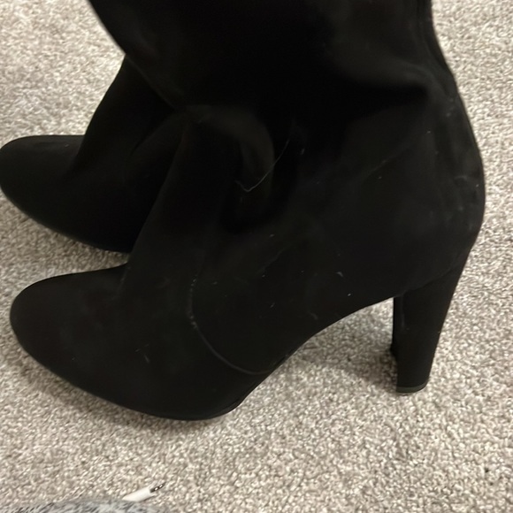 Black Stuart weitzman highland boot in black suede thigh high - Picture 5 of 6